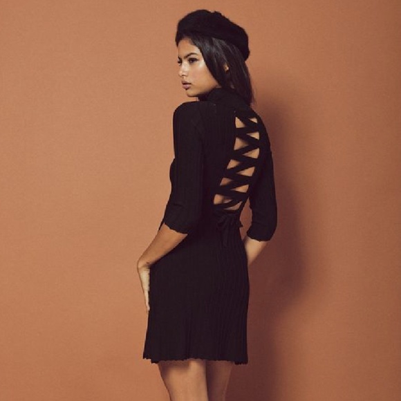 For Love And Lemons Dresses & Skirts - Simone Laced Back Mini Dress